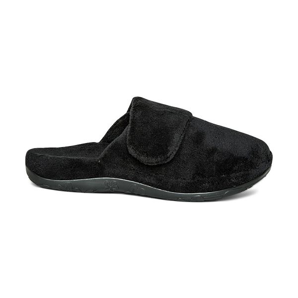 Aetrex Women's Mandy Closed Toe Slippers Black Sandals UK 2878-116